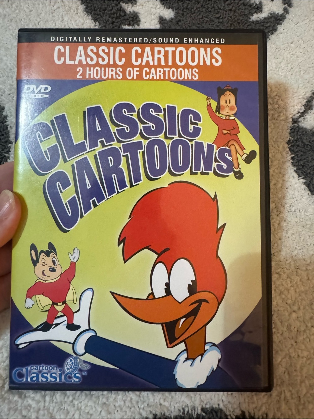 Classic Cartoons DVD - Orange & Yellow Cover by